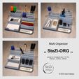 2_P0_1_Stezi-3Design_Foto.jpg Multi Desk Organizer / 25 Single Modules / Pen Pencil USB SD Card