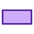 Base_25x50mm_rectangular.stl Miniature square & rectangular under-bases