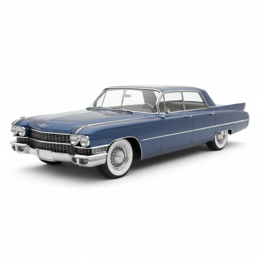Cadillac Fleetwood 1950s classic car STL, electric car STL, 1960s muscle car STL, widebody car STL, car workshop STL, JDM car STL, garage diorama car STL, 1:8 car STL, Italian supercar STL, car showroom STL, RC car body STL, car gift STL, drag car STL, wi