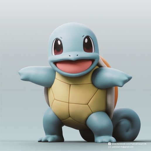 Squirtle(Pokemon) 3D model