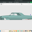 Screenshot-8339.png 1964 CHEVROLET IMPALA SS , hollow model shell body, resin or fdm, stl file