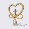 Shapr-Image-2023-12-29-151036.png Infinity sign, heart and cross, Christian marriage symbol, Jesus Forever Love, infinity heart, forever together, everlasting eternal divine love