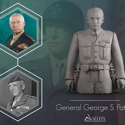01.jpg Fichier STL Modèle d'impression 3D du général George S Patton・Objet imprimable en 3D à télécharger