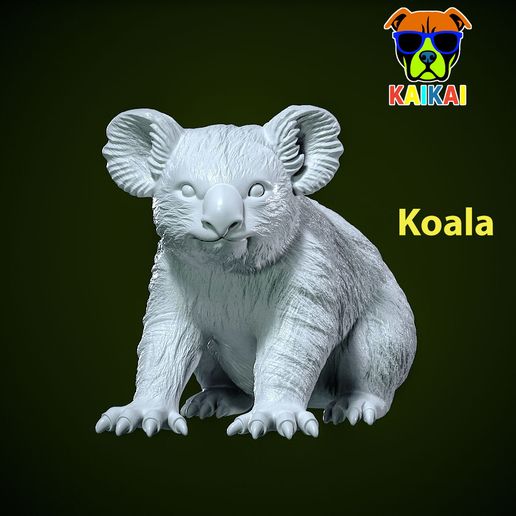 Koala bear model - Bear model - statue -  3D print 3D model