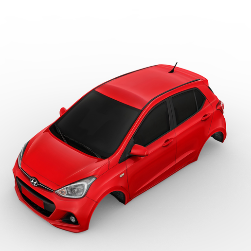Hyundai i10 2007 – Detailed 3D City Car Body Model