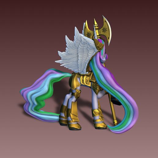 ZGrab20.jpg Princess Celestia with Axe