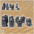 2.jpg Large set of nine desert buildings with roof domes (19) - Medieval Modern Oriental Desert Old Archaic East 28mm 15mm RPG