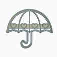 paraguas.png cookie cutter umbrella
