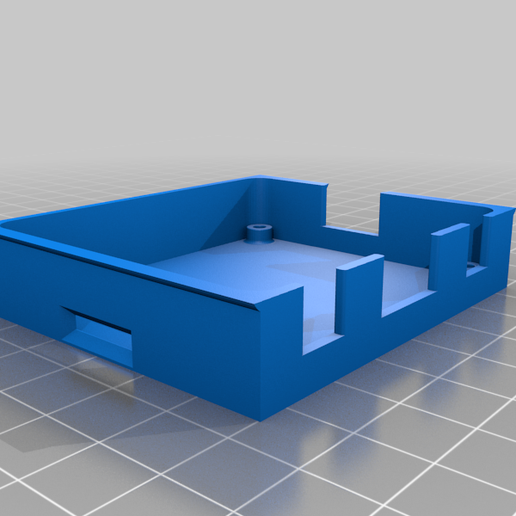 Raspberry pi 3 A+ case with slide on lid 3D model