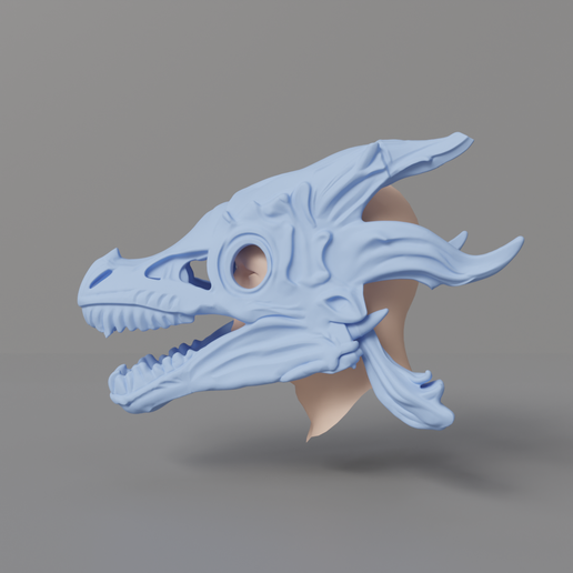 mythical creatures drawings dragon skull