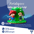 4.png Pencil holder Baby Mario and Luigi
