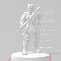 Samurai_Female.png Fichier 3D gratuit Samouraï, Femme・Objet pour impression 3D à télécharger