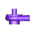 __Single turbo LOW (compressore).stl NISSAN RB26 SKYLINE GT-R SINGLE TURBO - ENGINE