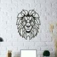 643da8d5bddf3688a892febbd76b7951_display_large.jpg Lion Wall Sculpture 2D