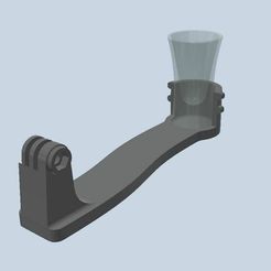 1.jpg Archivo STL Soporte para vaso GoPro Hero Vodka・Diseño de impresión en 3D para descargar