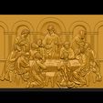 K_-(19).jpg CNC 3d Relief Model STL for Router 3 axis - The Last Supper