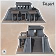 2.jpg Egyptian building with grand staircase and upper floor (5) - Canyon Sandy Landscape 28mm 15mm RPG DND Nomad Desertland African
