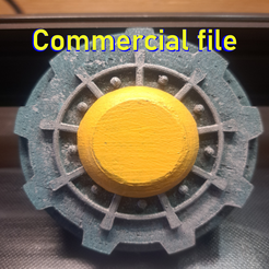vault-spinner-commercial.png STL-Datei VAULT SPINNER FALLOUT INSPIRED FIDGET TOY kommerzielle Version・3D-Druck-Idee zum Herunterladen