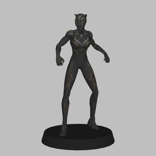 🆕 Black Panther Shuri - Wakanda Forever LOW POLYGONS AND