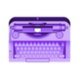typewriter-phone-stand.stl Mini Typewriter - Phone Stand