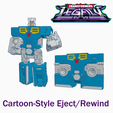 7 TRANSFORMERS €— a Cartoon-Style Eject/Rewind Transformers Legacy G1 Cartoon Eject / Rewind