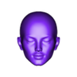 1_SubTool1.stl BJD doll head Rysi, 1|12  BJD head, 1|6 doll head, 1|4 ball jointed doll head, anime head, head, 3d print doll head, STL doll, ooak