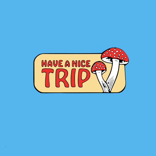 Mushroom Trip Magnet - 3D model önizlemesi