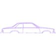 malibu coupe 1980.stl Wall Silhouette: Chevrolet Set