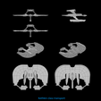 _preview-kethkin.png FASA Federation Non-combatants Part 2: Star Trek starship parts kit expansion #23b