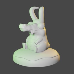 cocodriloki.png 3D file crocodriloki - crocodile・Design to download and 3D print
