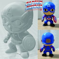MP a ! Mg Tithe ile Archivo STL Funko Capitán América・Diseño de impresión en 3D para descargar, Retromaximus