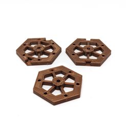 Robagon_AHex_MagBases.jpg Free STL file Magnetic Bases for Axolote Hex Tiles・3D print object to download