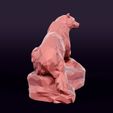 I4.jpg Polygonal Bear Figurine