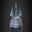 LynchkingHelmetBack.png Lich King Helmet from World of WarCraft for Cosplay