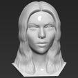 12.jpg Scarlett Johansson bust 3D printing ready stl obj formats