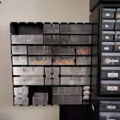 Fast-print modular storage drawer system