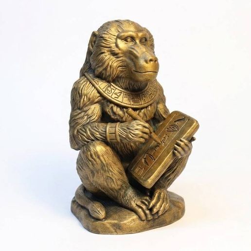 Egyptian scribe monkey