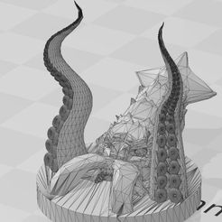 fiend-kraken.jpg STL file fiend kraken yugioh dungeon dice monsters・3D printer model to download