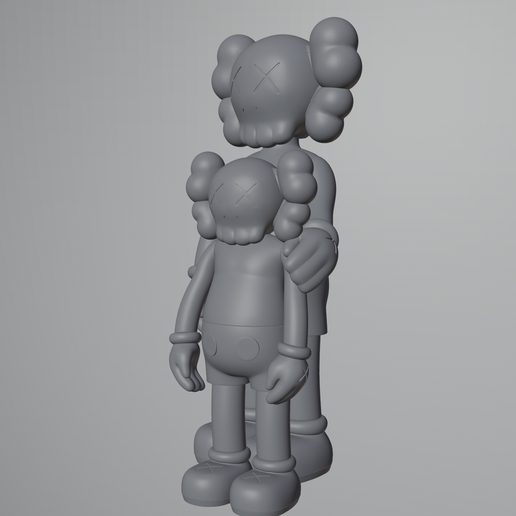 ⏳ Kaws Waiting・ STL File for ・Cults