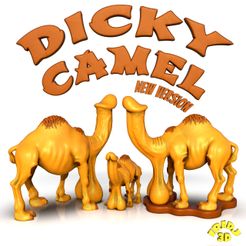 dicky_camel.jpg STL-Datei Dicky Camel・3D-druckbares Modell zum herunterladen