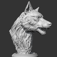 09.png Wolf Head AM02 3D print model