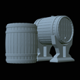 sud-1-9.png wooden barrel with holes and stoppers with base