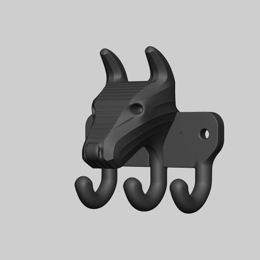 Animal Face Hooks 3D Print – Cute Decorative Wall Hangers, Functional Hook Set for Home and Office
