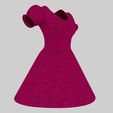 CinderellaPinkDressLeftView1.jpg Cinderella Dress 3D Model Asset