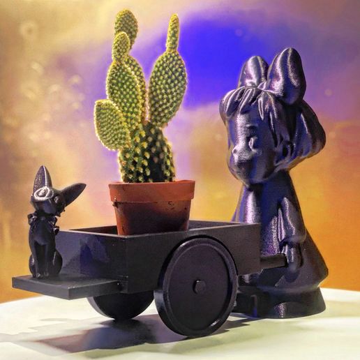 Download STL file Kiki Delivery Service Flower Pot • 3D print object ...