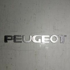 Peugeot.jpg Archivo STL Letters Peugeot Original・Modelo imprimible en 3D para descargar