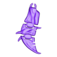 L_Fin.stl Articulated Ice Dragon Leviathan - Subnautica