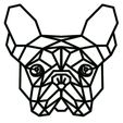frenchbulldog.jpg Fichier STL Bouledogue français art 2D・Design à télécharger et à imprimer en 3D