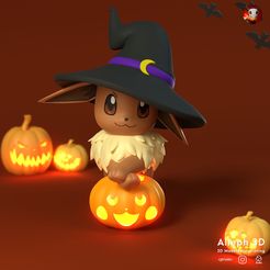 eevee-halloween.jpg Fichier STL pokemon eevee halloween 2022・Design pour imprimante 3D à télécharger