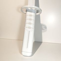 COLLAPSING KATANA - RUKIA KUCHIKI - BLEACH - EASY TO PRINT - NO SUPPORTS